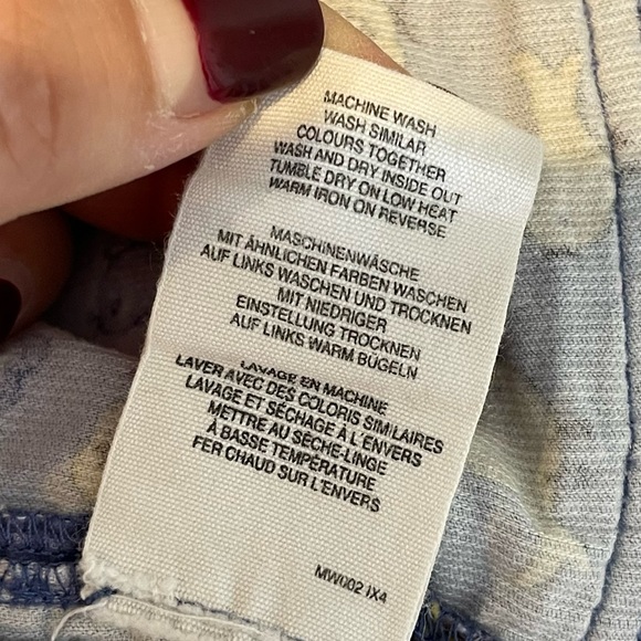 Mini Boden Corduroy Tiered Layered A Line Skirt Size 4 - 5 Birds and Floral - Picture 9 of 9